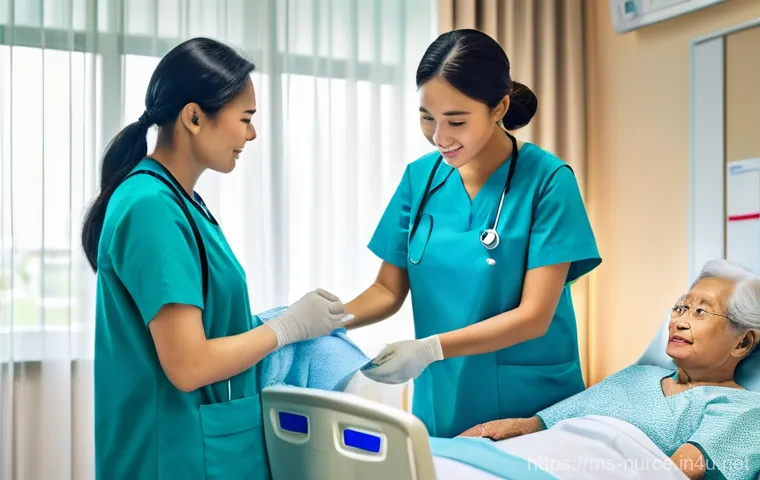 간호사 자율 근무 시간제 - **Prompt 2: Balancing Care with Life**
A vibrant, diverse group of Malaysian nurses (male and fe... 간호사 자율 근무 시간제 - **Prompt 2: Balancing Care with Life**
A vibrant, diverse group of Malaysian nurses (male and fe...