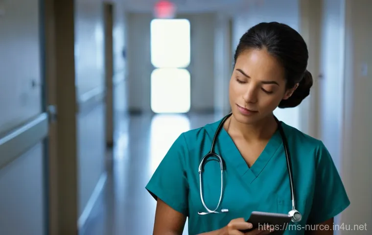 간호사의 주간 근무 스케줄 샘플 - **Prompt:** A compassionate and determined female nurse in her late 20s to early 30s, wearing a clea...